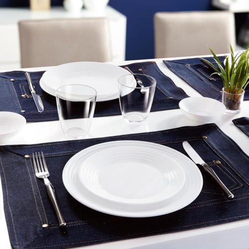 Luminarc Harena Vajilla Opal Apta Microondas y Frigorífico Reciclable