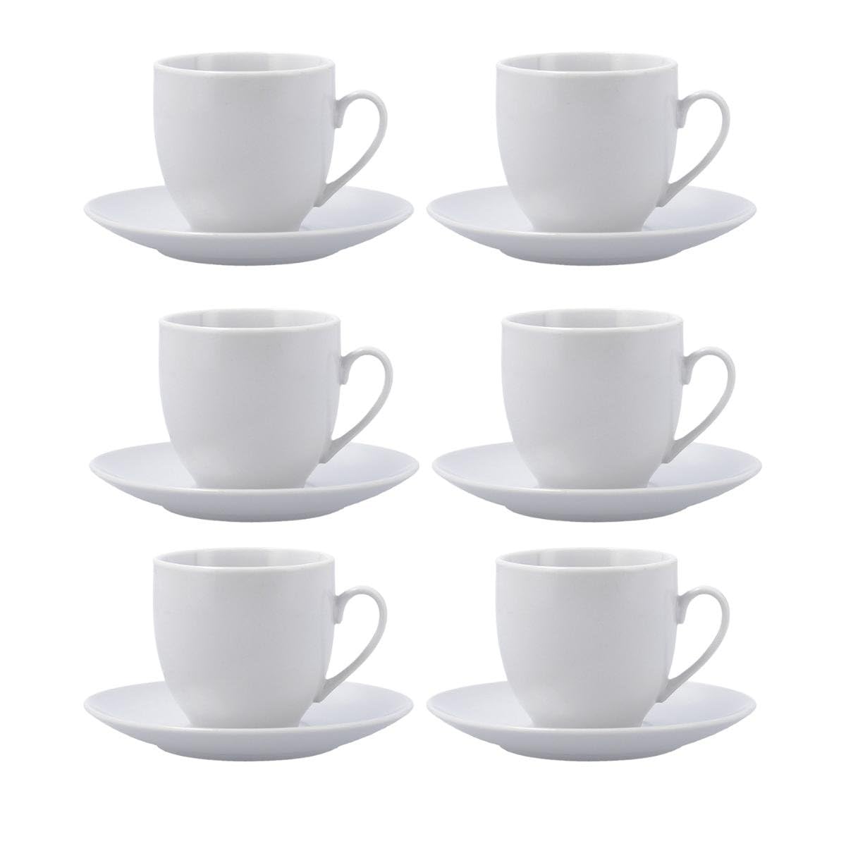  Quid New Renova Set de 6 Tazas y Plato Porcelana, Apto para Microondas y Reciclable
| Quid New Renova Set 6 Tazas Con P